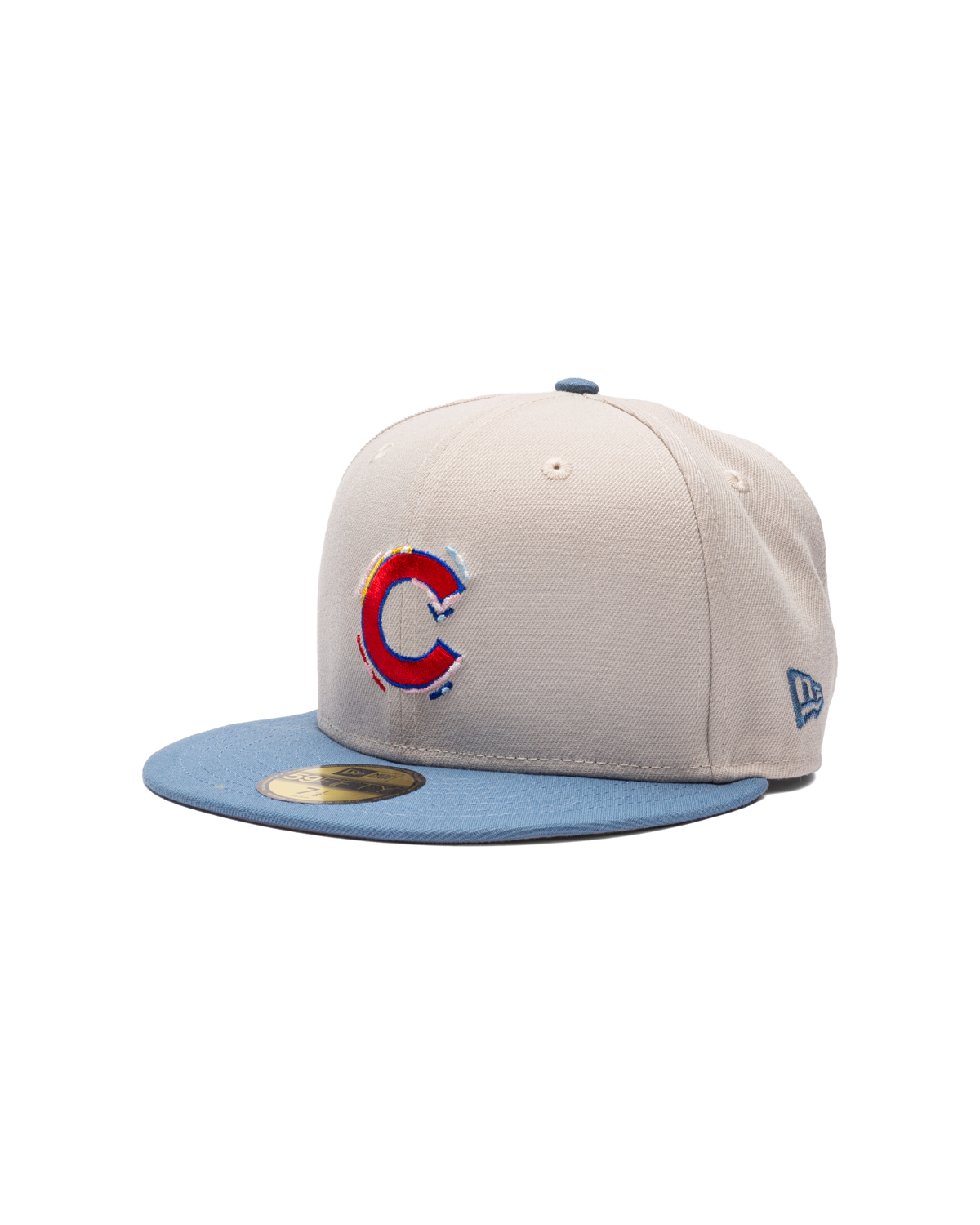 Chicago Cubs Color Brush Fitted Hat