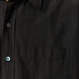 Executive Shirt Dark Brown Stripe