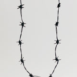 Wire Necklace Black