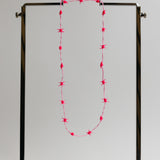Wire Necklace Pink