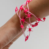 Wire Necklace Pink