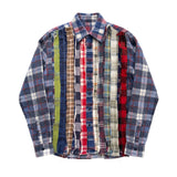 Flannel Shirt - Ribbon Wide Shirt Assorted