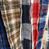 Flannel Shirt - Ribbon Wide Shirt Assorted