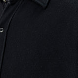 Gambler Shirt Black Fuzz Tencel