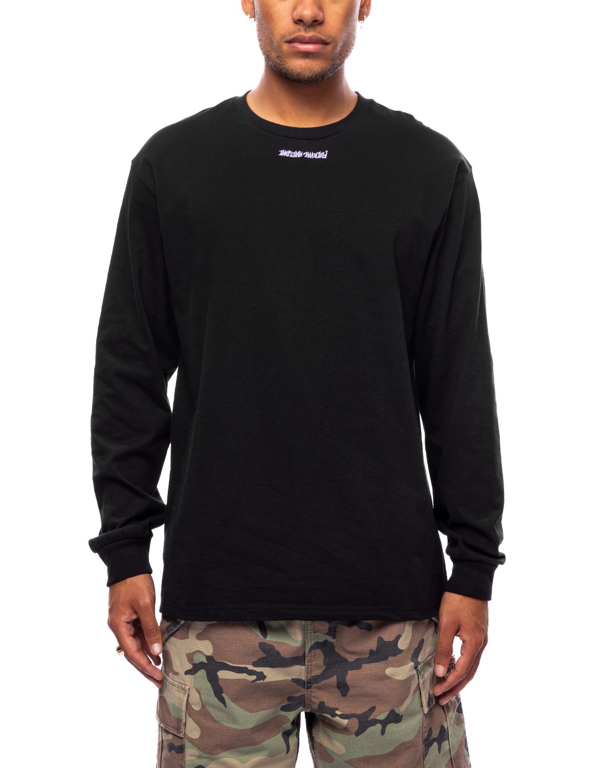 Cards L/S Tee Black