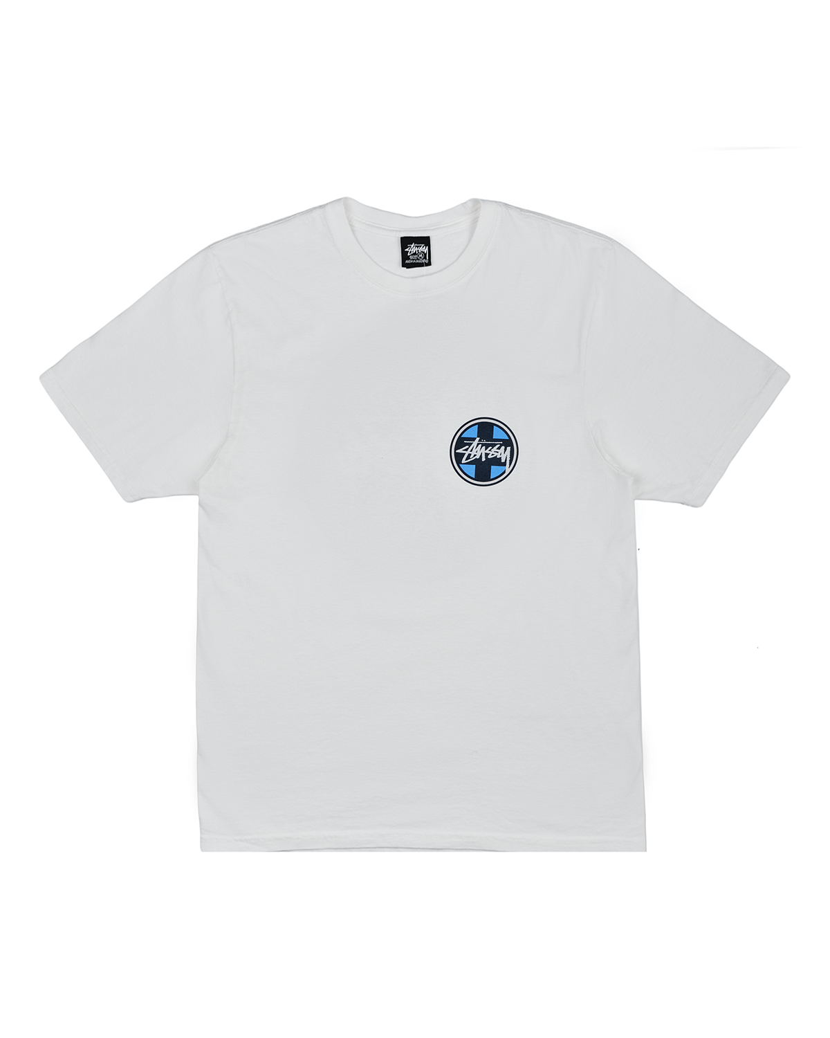 Cross Dot Pigment Dyed Tee Natural