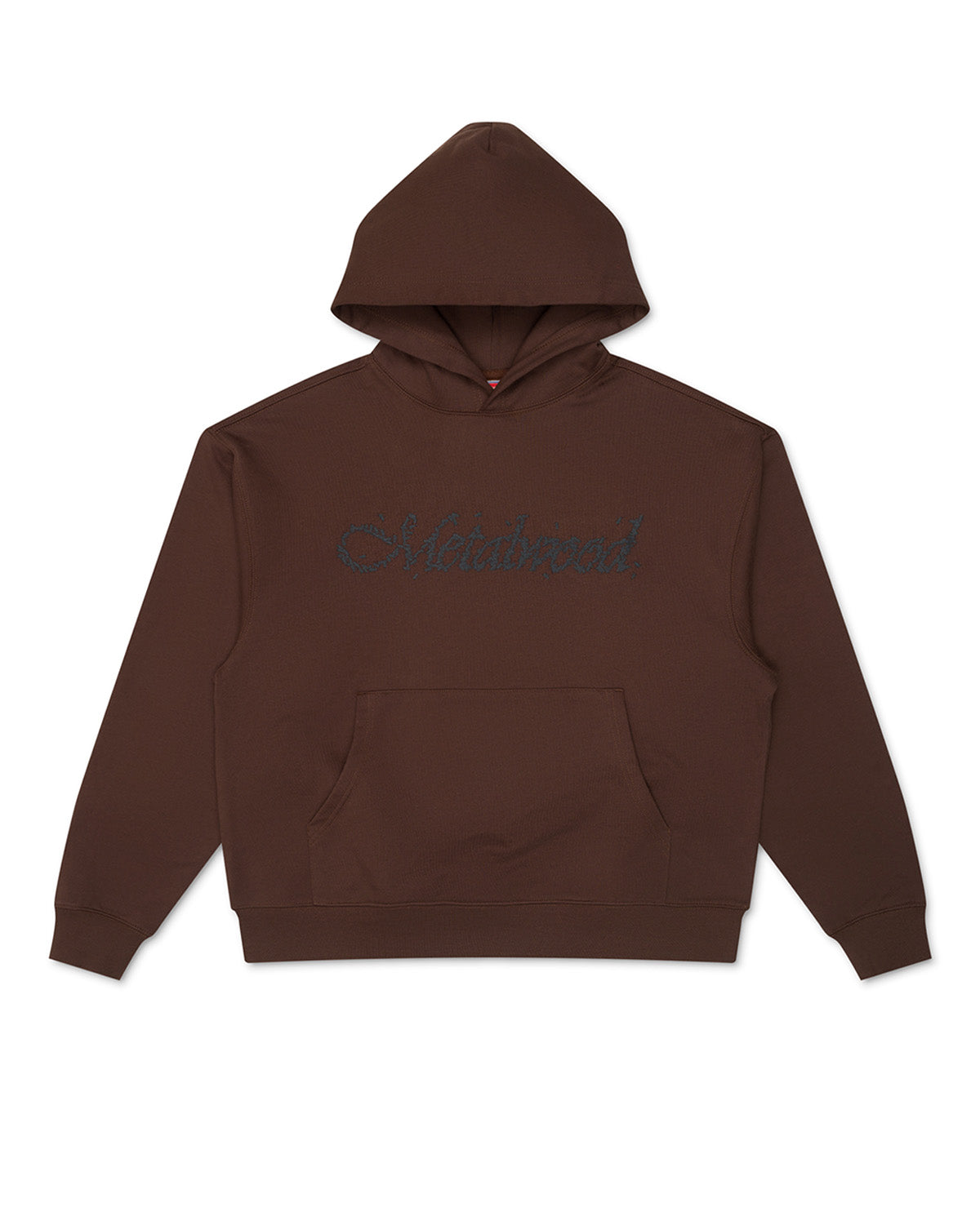 Flies Hooded Sweatshirt Dark Chocolate