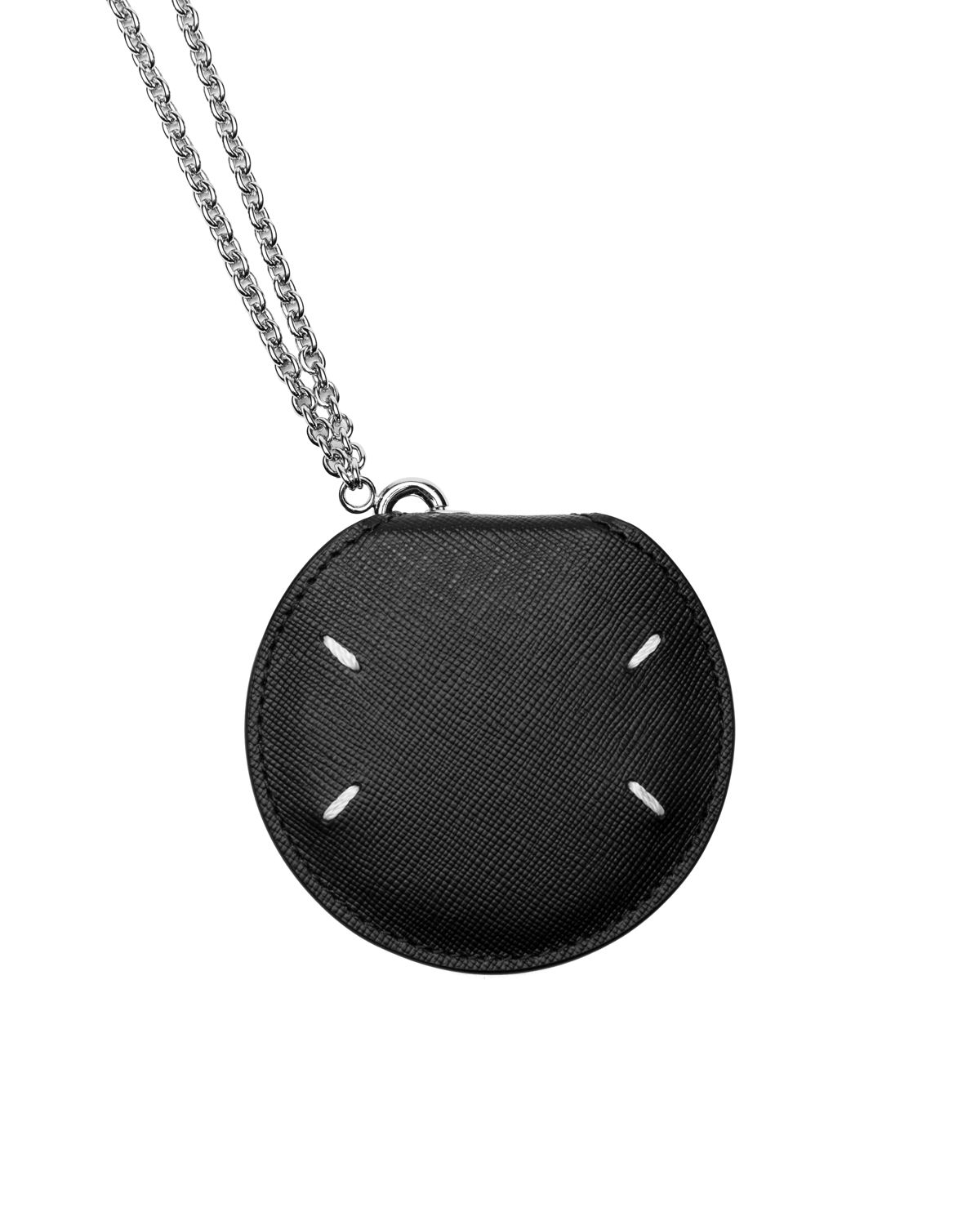 Leather Accessory Circle Object Black
