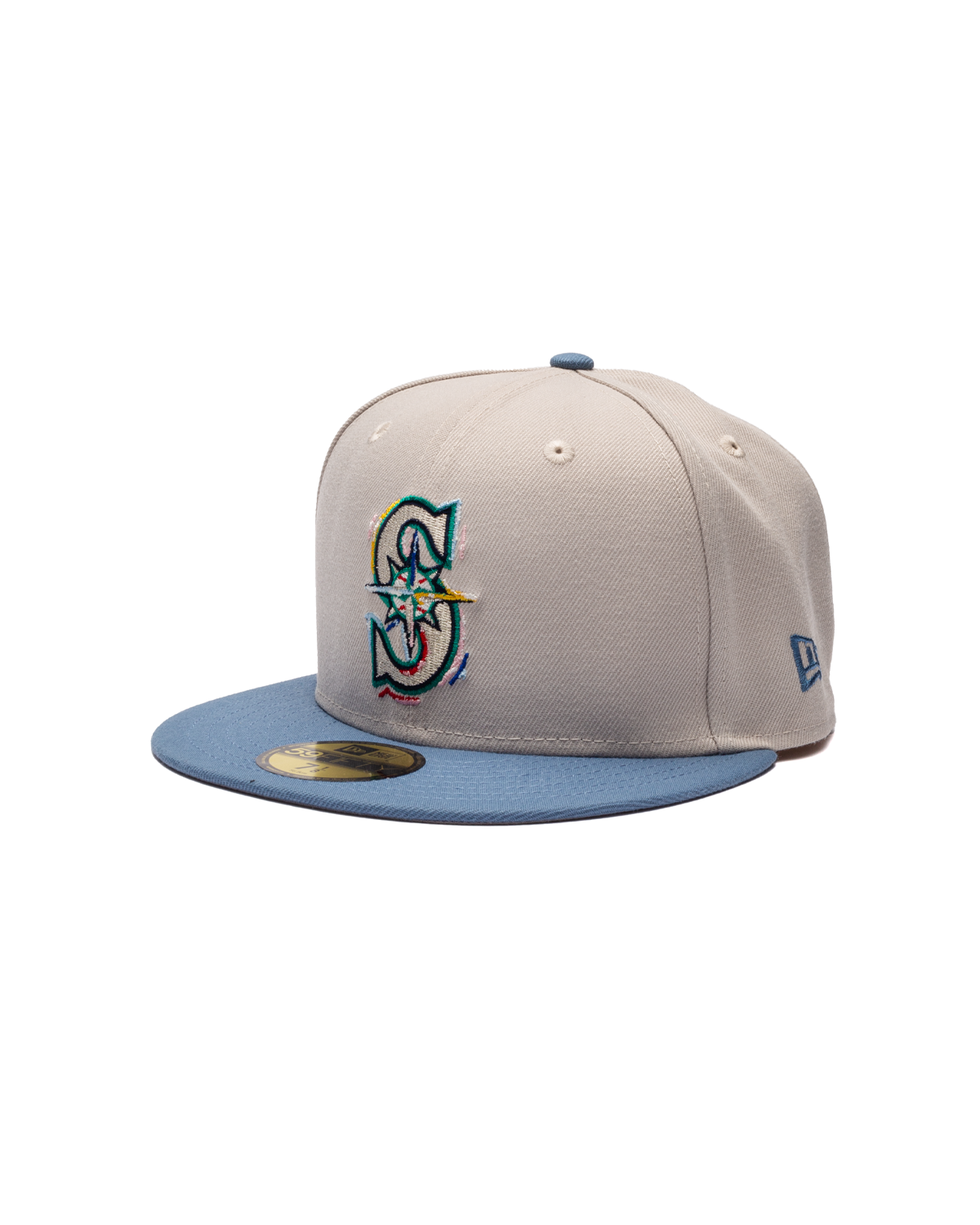 Seattle Mariners Color Brush Fitted Hat