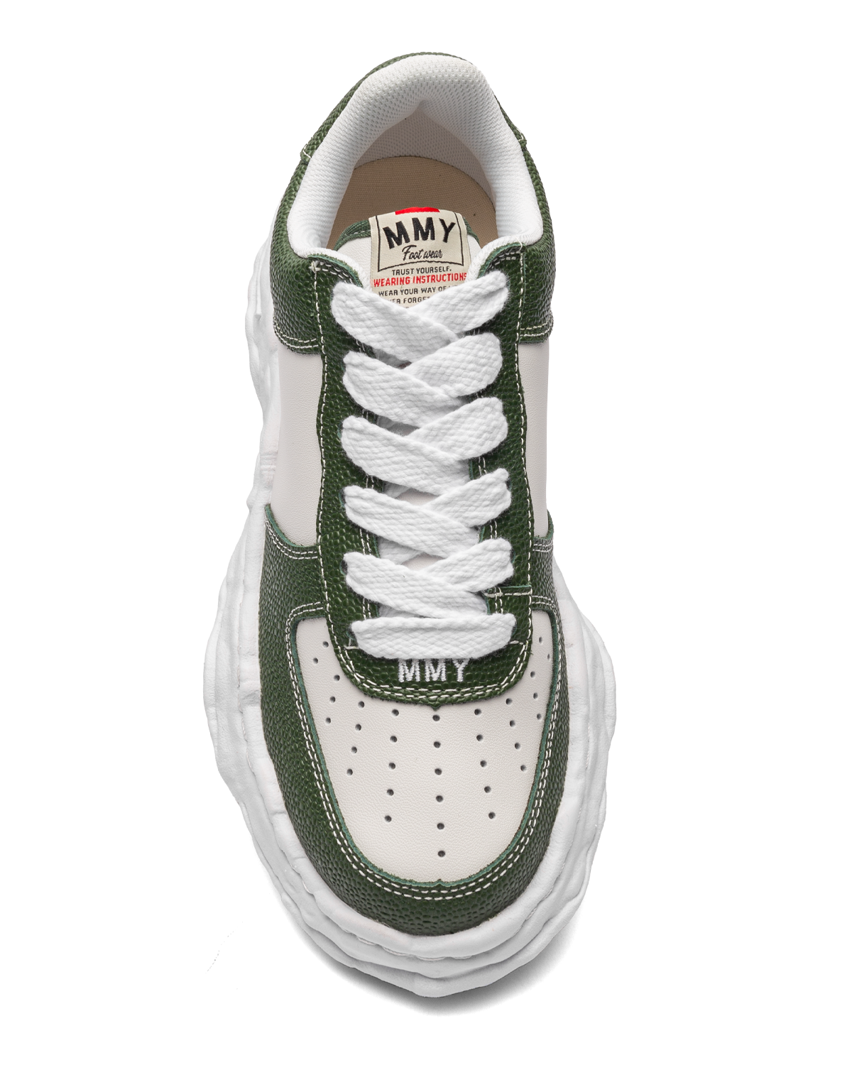 Wayne Low Original Sole Green/White Leather