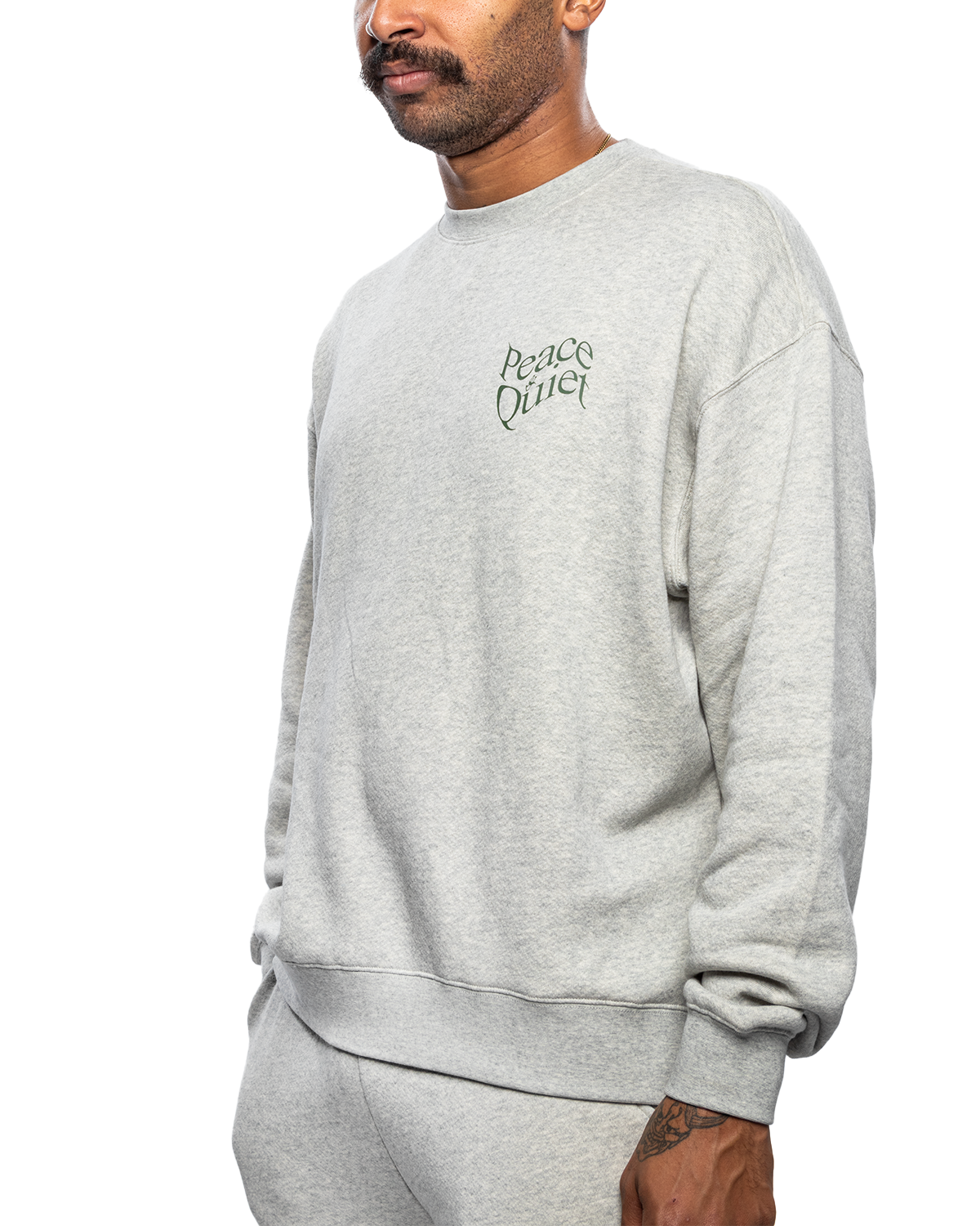 Warped Crewneck Heather