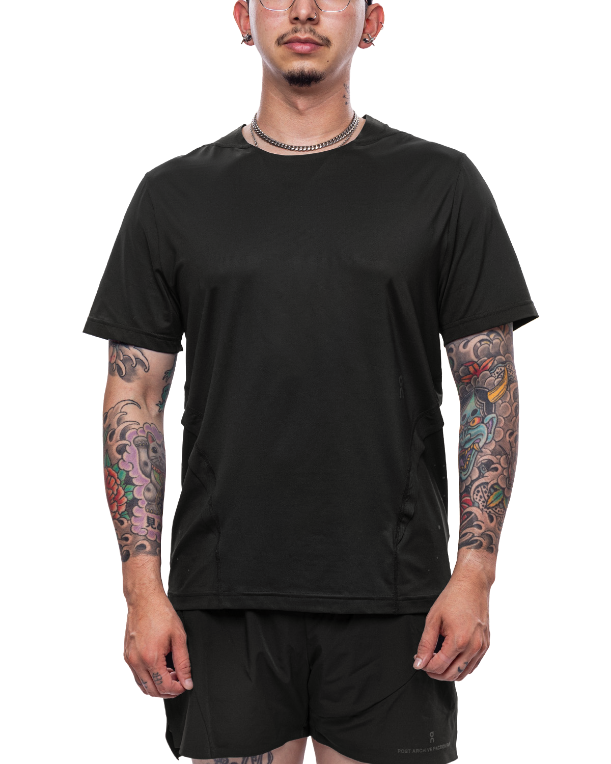 POST ARCHIVE FACTION (PAF) x Running T-Shirt Black