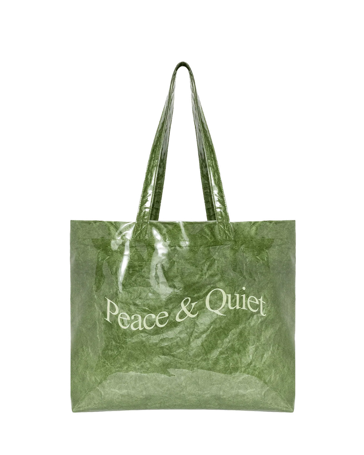 Wordmark PVC Kraft Tote Bag Forest