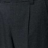 Patch Trousers Dark Grey Dry Wool