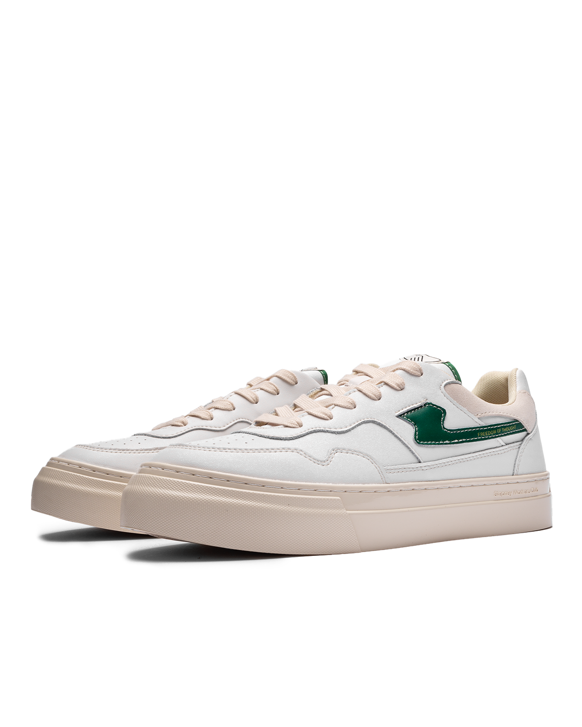 Pearl S-Strike Leather White-Green