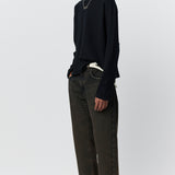 Reverse Rib Sweater Black