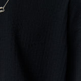 Reverse Rib Sweater Black