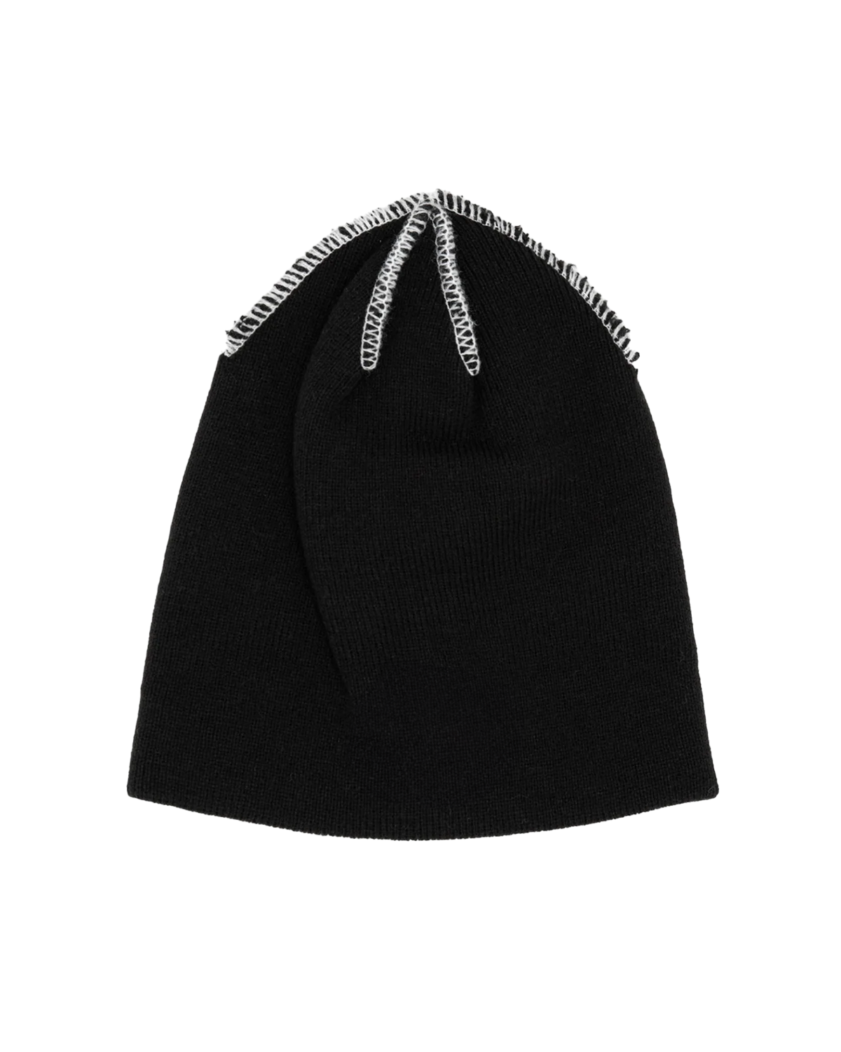 Skullcap Exposed Stitch Black