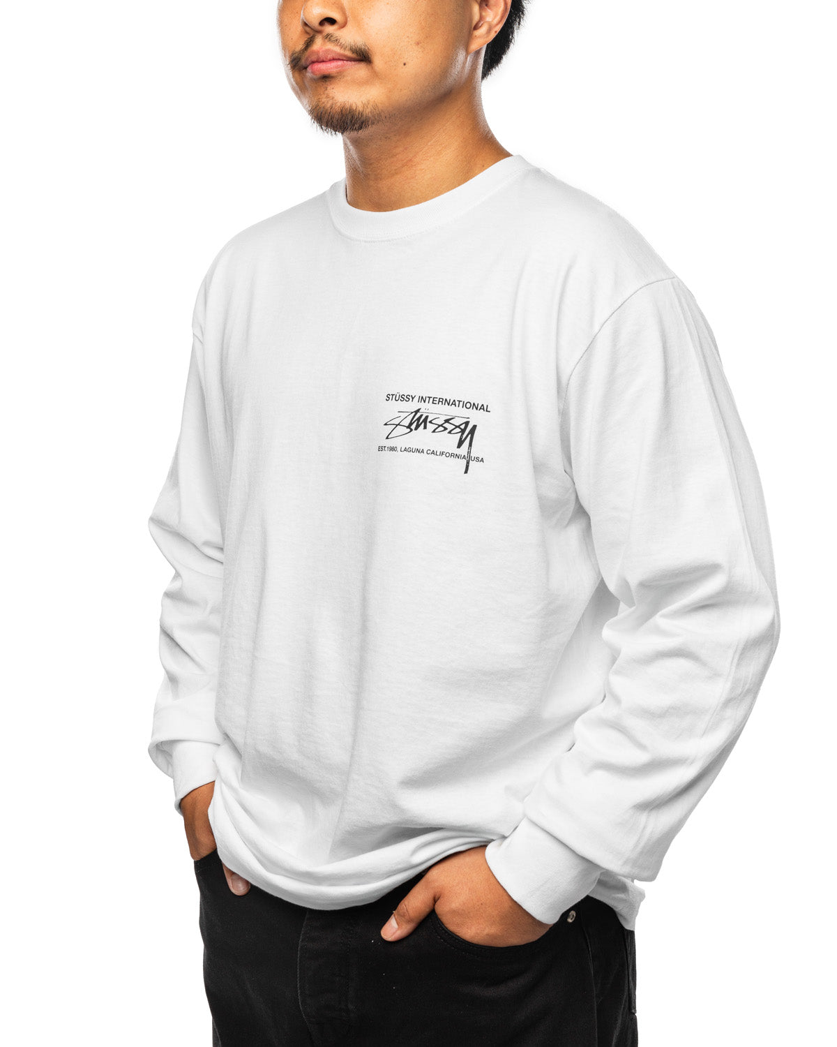 Smooth International LS Tee White