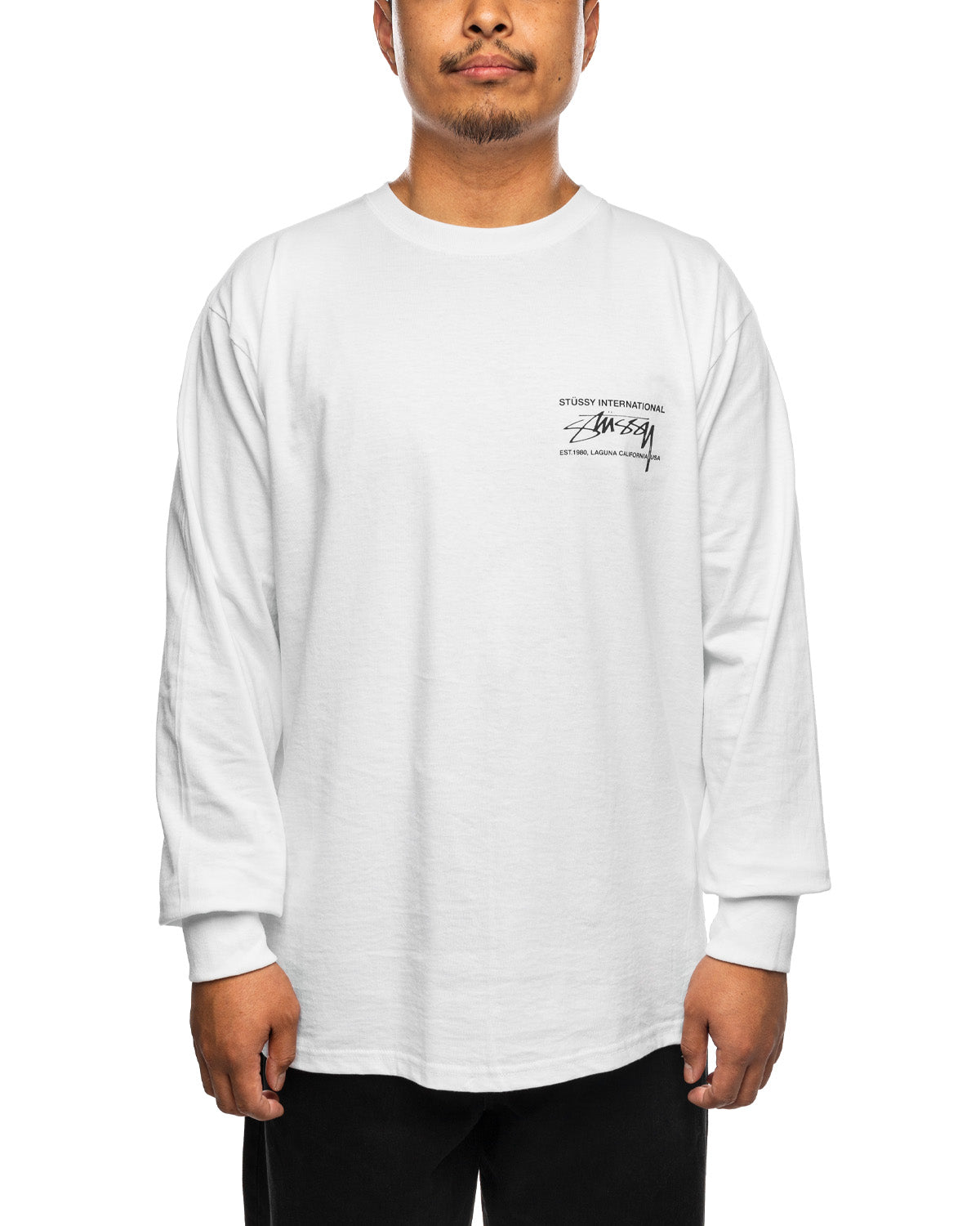 Smooth International LS Tee White