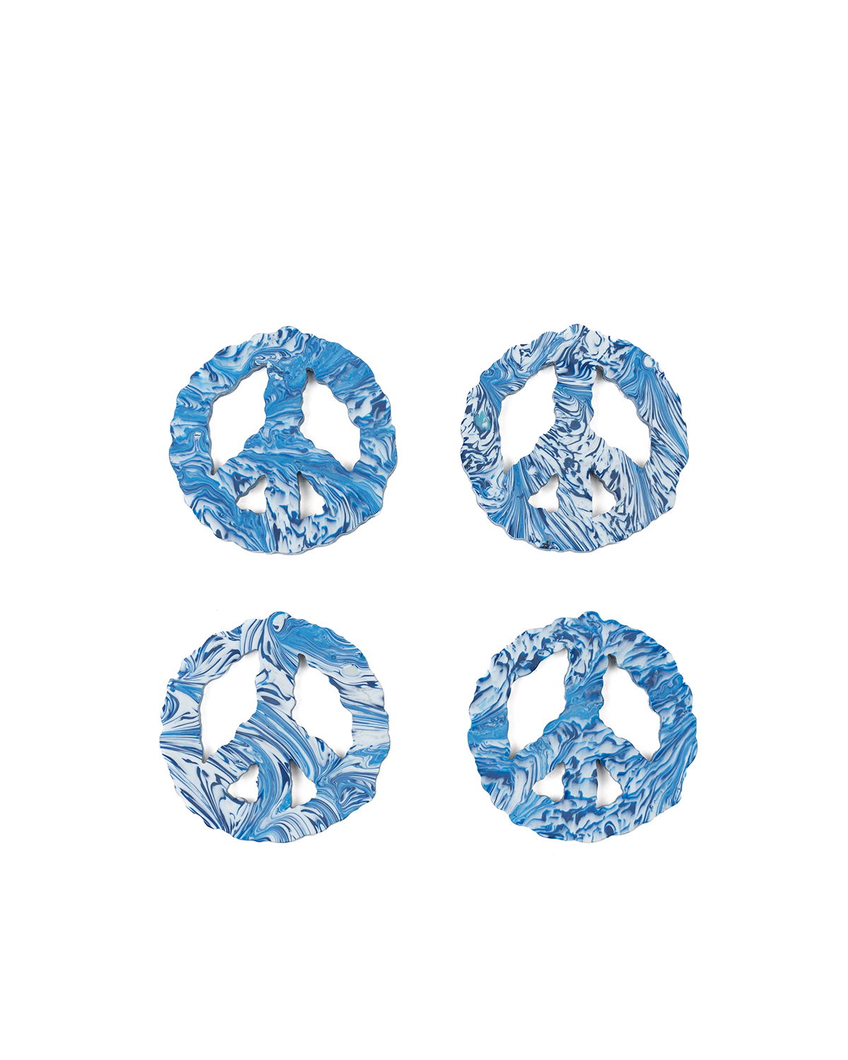 Clouded Peace Coaster (Set of 4) Blue