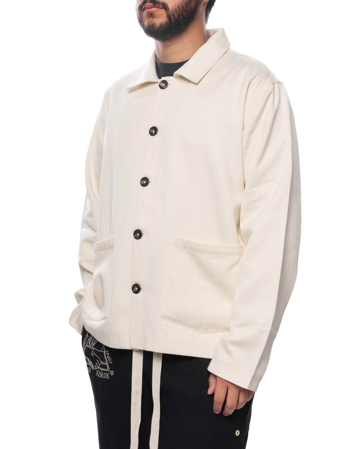 S.W.C. & Kartik Research Chore Jacket Ecru