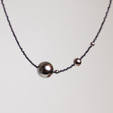 Blackhole Spinel Large Necklace