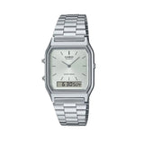 Silver-Tone Vintage Silver Watch AQ230A-7AVT