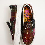 LX Classic Slip-On 98 Harris Tweed Red/Multi