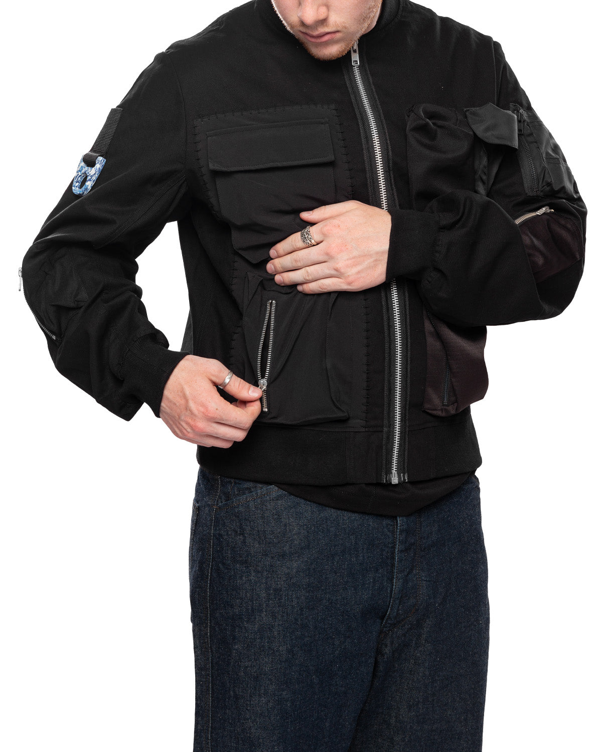 Recycling Work Jacket Black