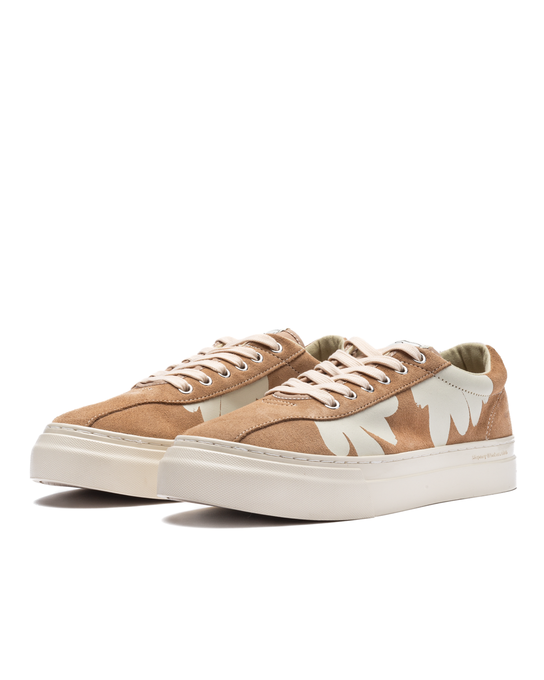 Dellow Shroom Hands Suede Earth/White