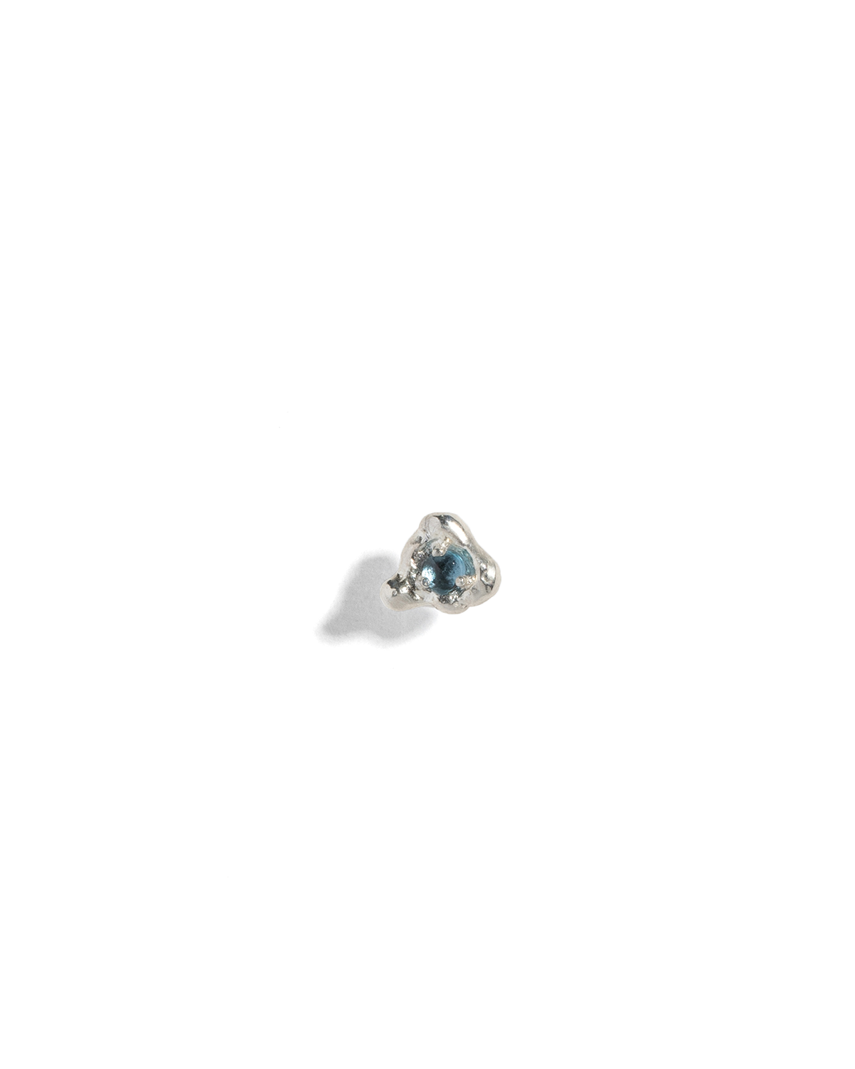 TASH Stud Silver / Topaz