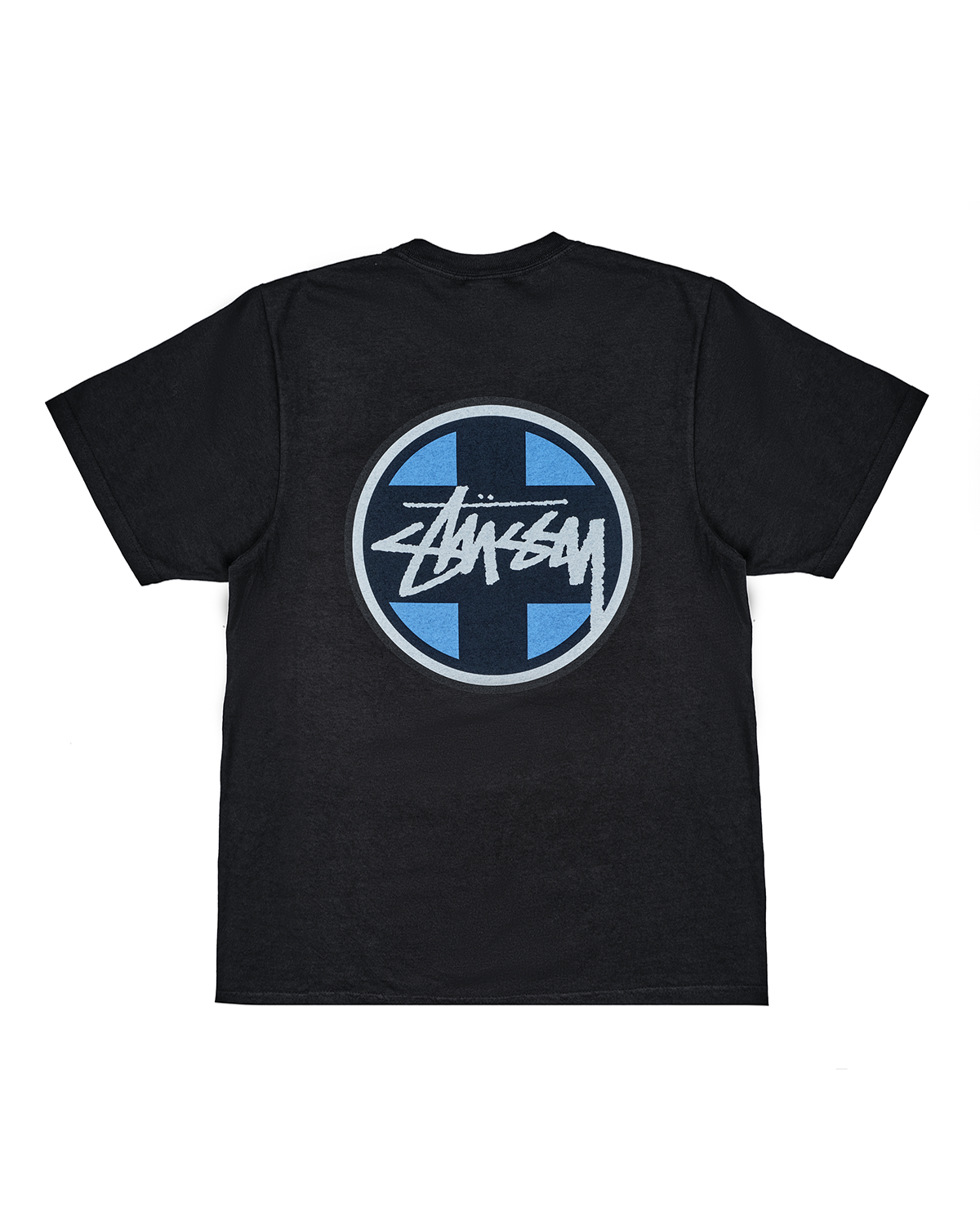 Cross Dot Pigment Dyed Tee Black