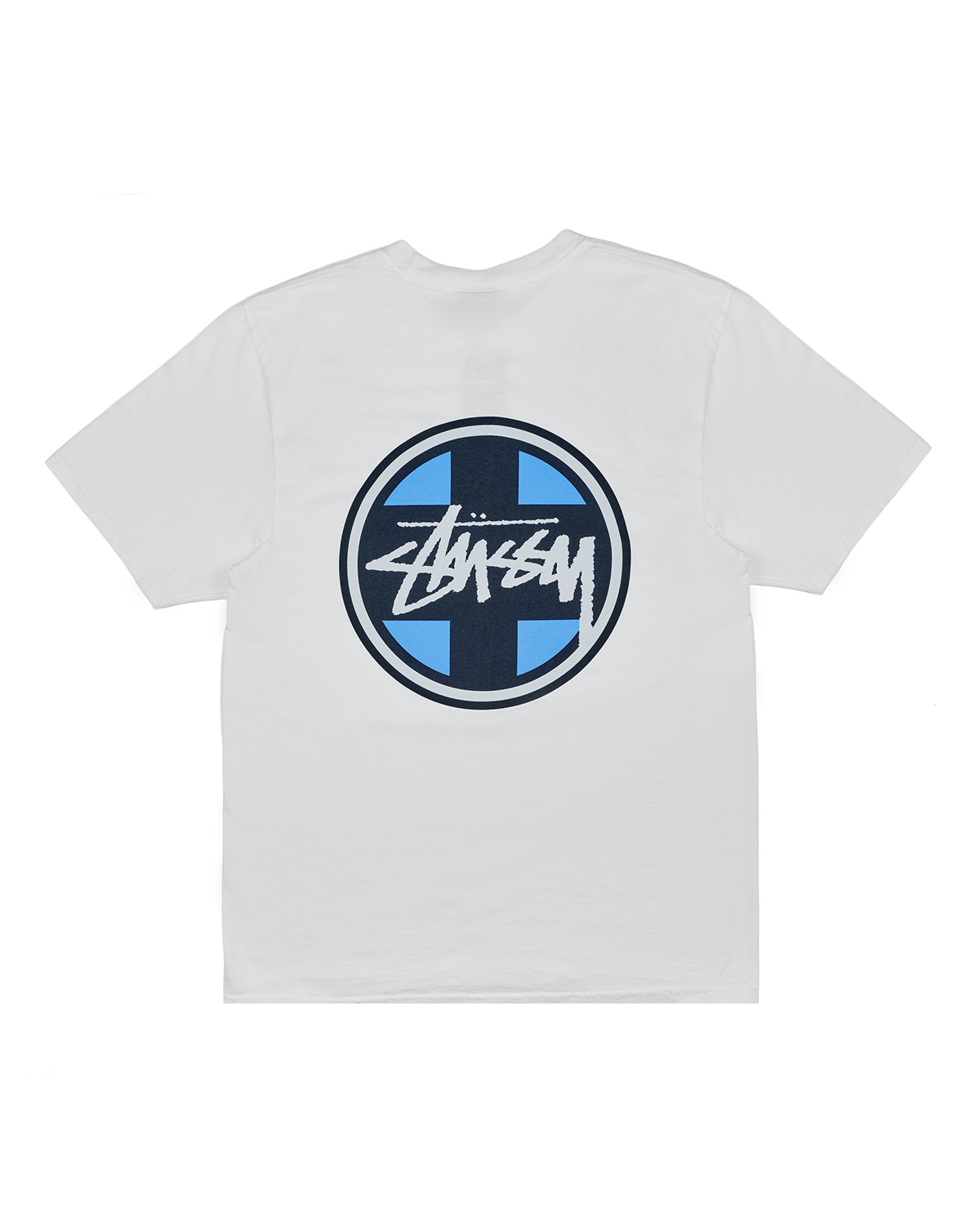 Cross Dot Pigment Dyed Tee Natural