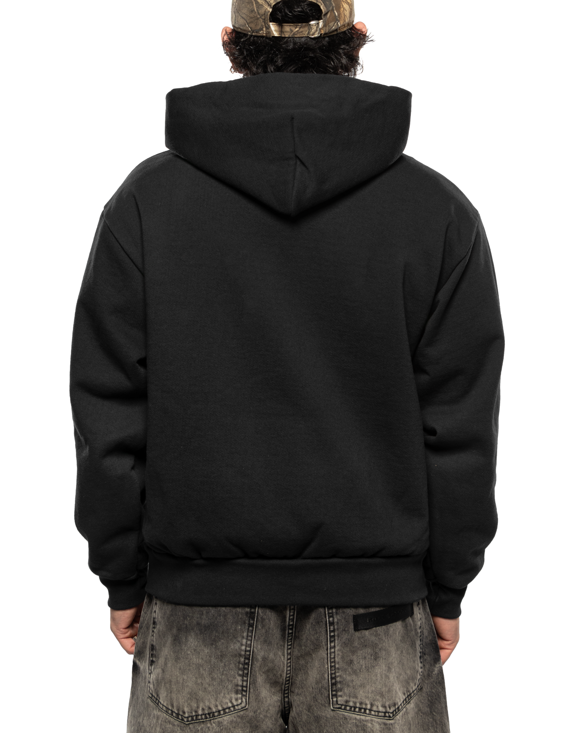 Team Zip Hoodie Black