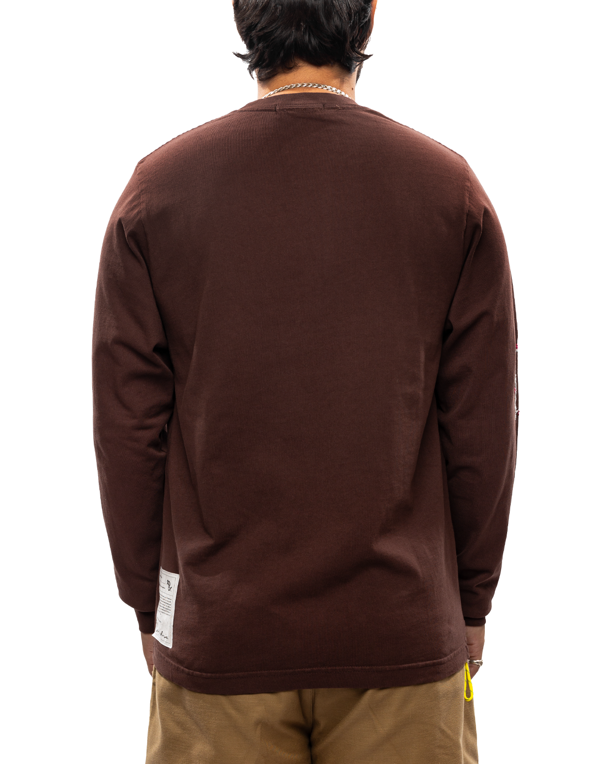 Western Hydrodynamic Research x Mawj Logo Long Sleeve Shirt Brown