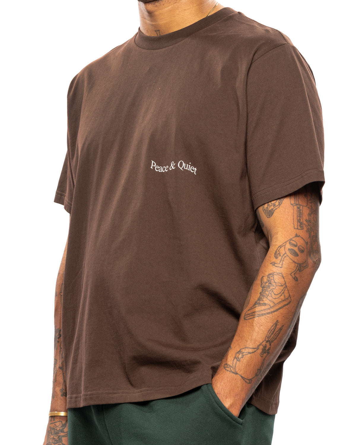 Wordmark T-Shirt Brown