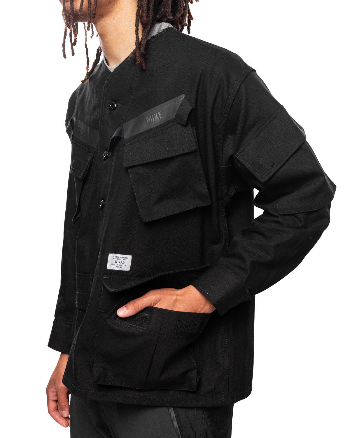 WTAPS Scout 01 / LS / Cotton. Twill 03 'Black' – LIKELIHOOD