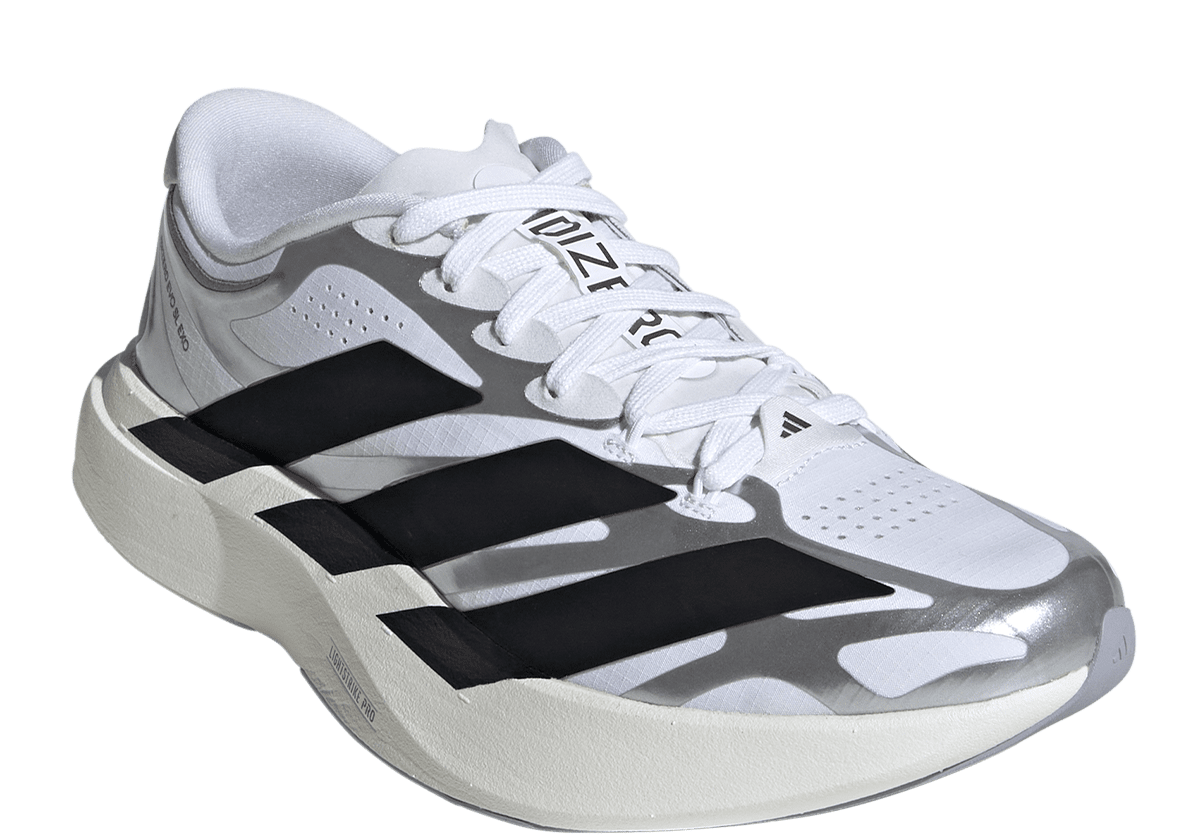 Adizero Evo SL EXO White/Black/Iron Metallic - LIKELIHOOD