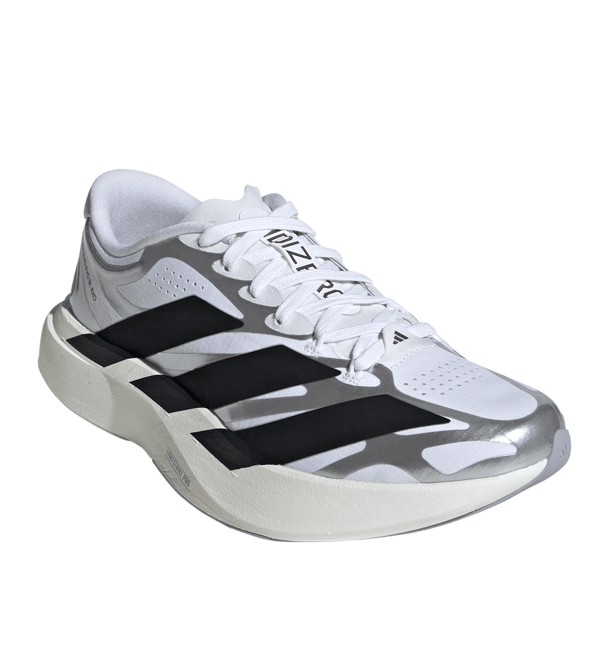 Adizero Evo SL EXO White/Black/Iron Metallic (Women's) - LIKELIHOOD