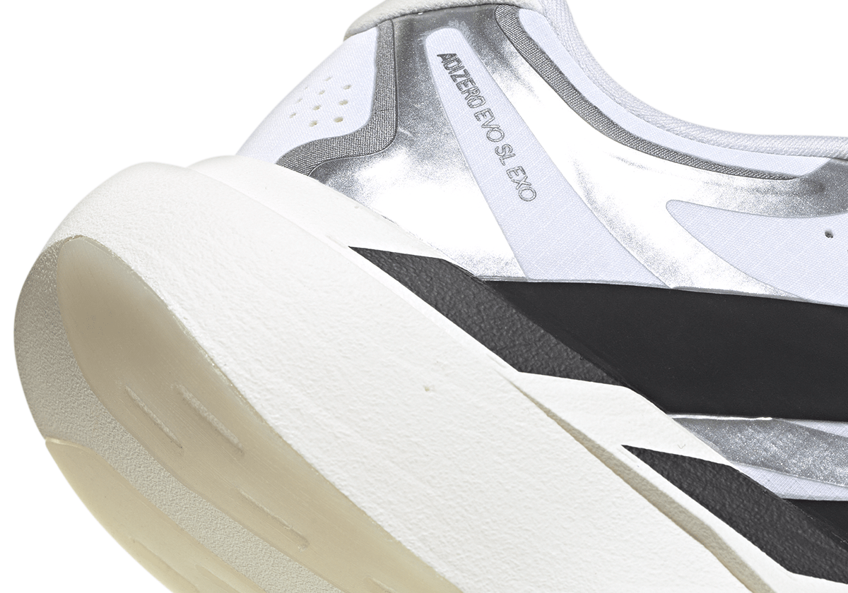 Adizero Evo SL EXO White/Black/Iron Metallic (Women's) - LIKELIHOOD