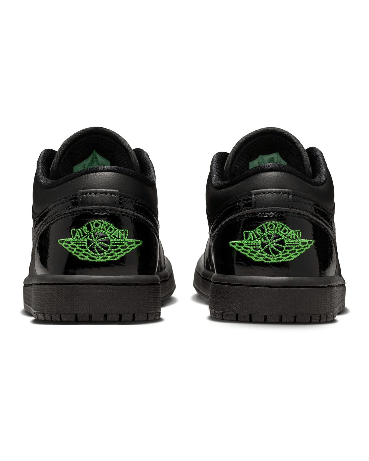 Air Jordan 1 Low SE Black/Scream Green (Women's) - LIKELIHOOD
