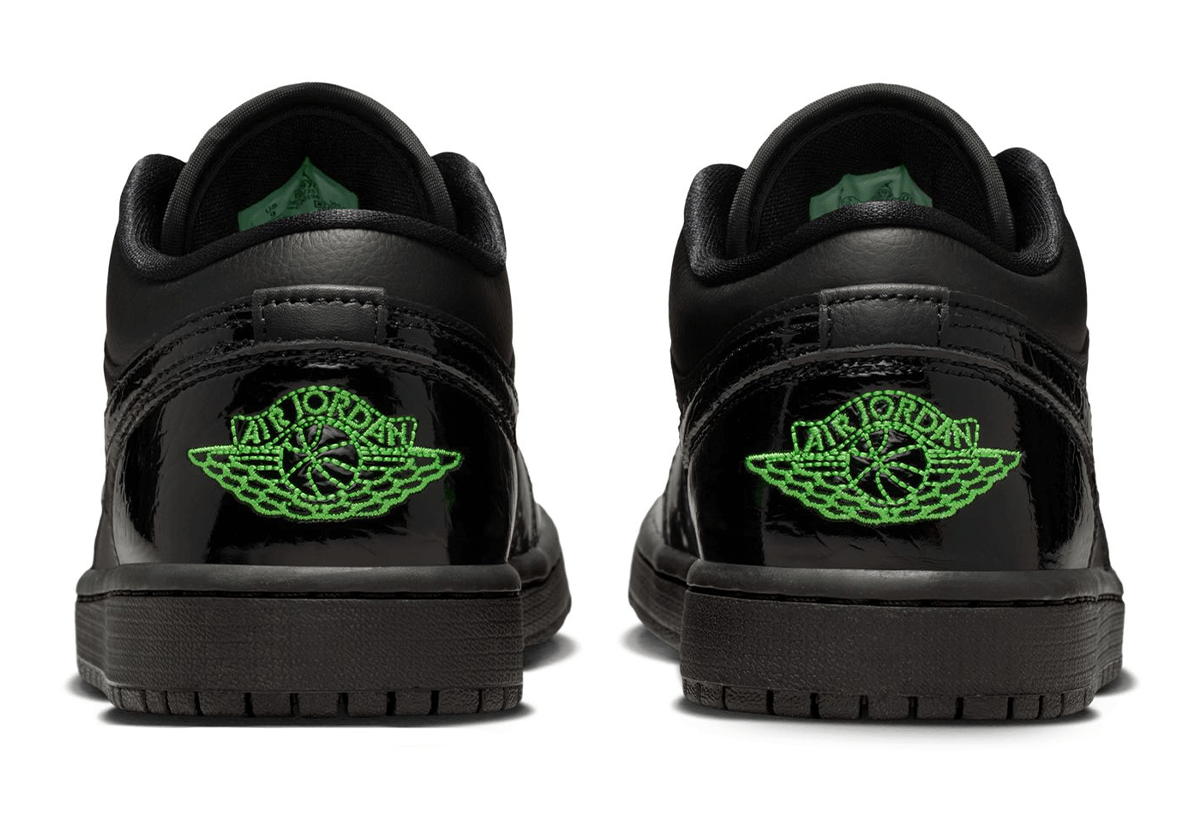 Air Jordan 1 Low SE Black/Scream Green (Women's) - LIKELIHOOD