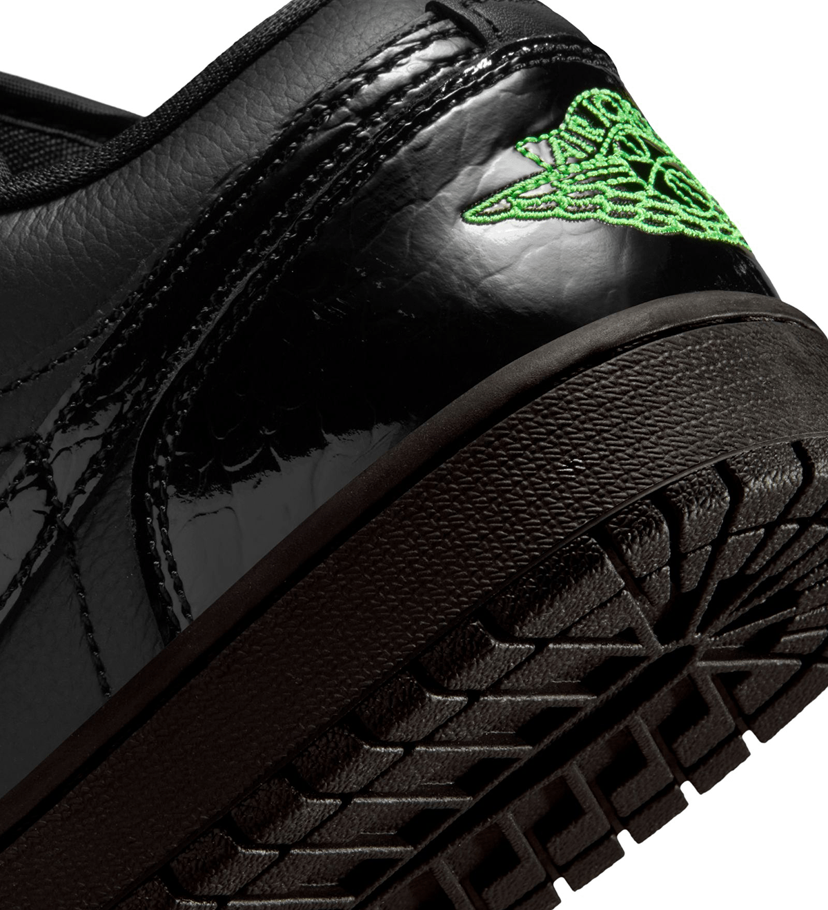 Air Jordan 1 Low SE Black/Scream Green (Women's) - LIKELIHOOD