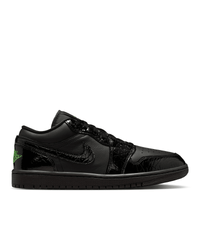 Air Jordan 1 Low SE Black/Scream Green (Women's) - LIKELIHOOD