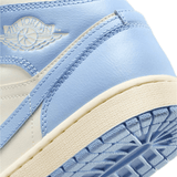 Air Jordan 1 Mid Psychic Blue/Neutral Grey (Women's) - LIKELIHOOD