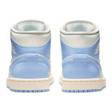 Air Jordan 1 Mid Psychic Blue/Neutral Grey (Women's) - LIKELIHOOD