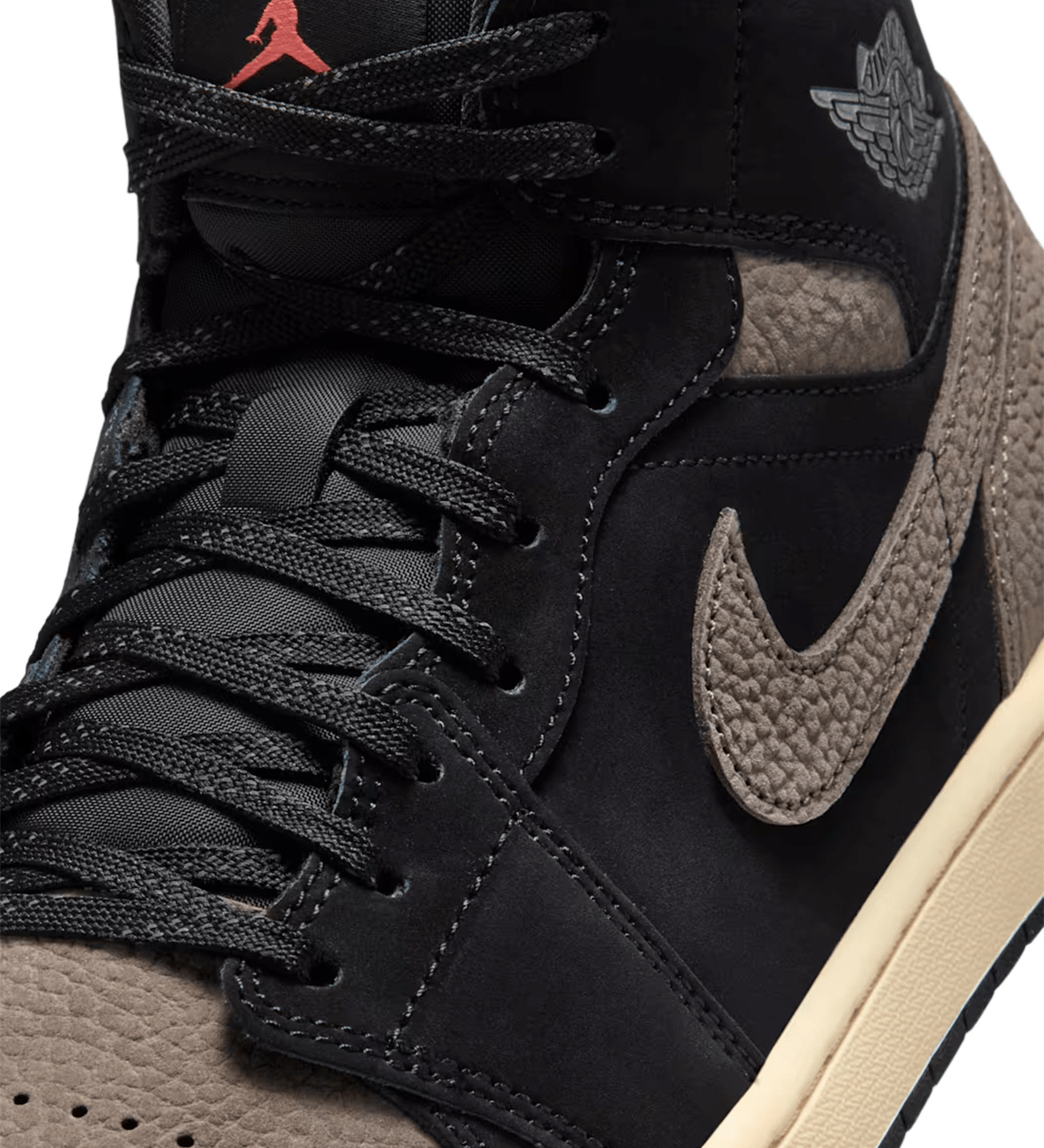 Air Jordan 1 Mid SE Black/Olive Grey - LIKELIHOOD