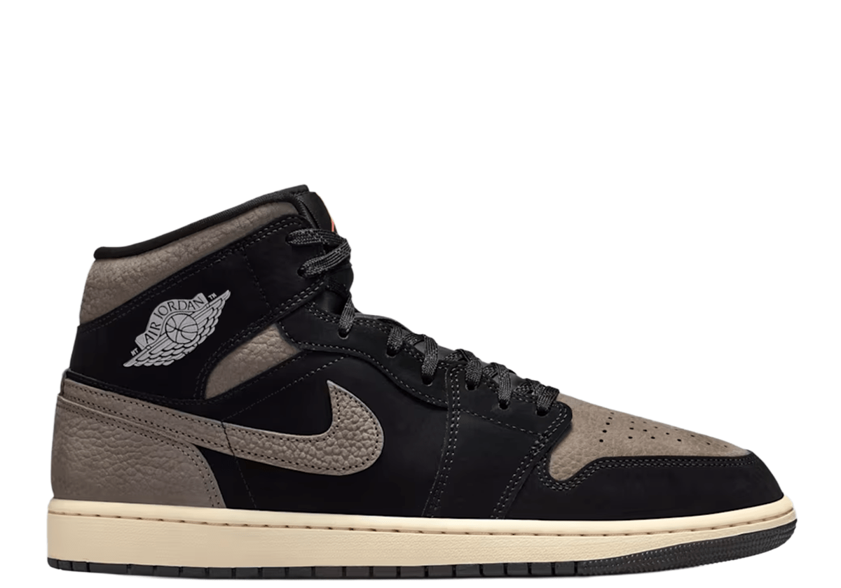 Air Jordan 1 Mid SE Black/Olive Grey - LIKELIHOOD