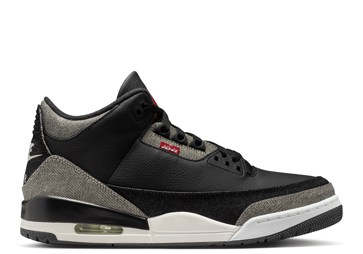 Air Jordan 3 x Levi's 'Black and White' - LIKELIHOOD